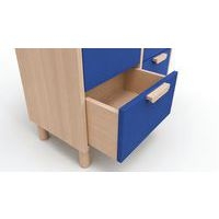 Meuble Filou  6 tiroirs sur pieds bleu delft - Image 3
