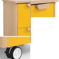 Meuble Filou  6 tiroirs sur roulettes tournesol - Image 2