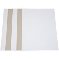 Feuille carton 1 face grise 1 face blanche 640g 50x65cm 1mm (lot de 5 feuilles) - Image principale