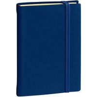 Carnet de note 24 ligné avec élastique Silk - Bleu - Image principale