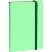Carnet de note 24 ligné avec élastique Silk - Vert - Image principale