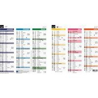Lot de 10 Calendrier origami Arc en ciel 12 mois - 36x18cm - 2027 - Quo Vadis - Image principale