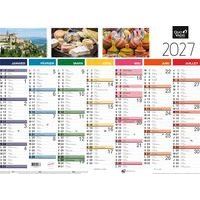 Lot de 10 Calendrier fantaisie Tradition - 55x40,5 cm-13 mois-2027 - Quo Vadis - Image principale