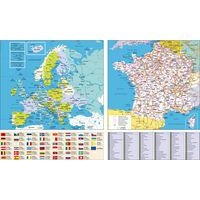 Lot de 10 Calendrier annuel horizontal - 65x43 cm-14 mois - Multicolor - Image 2
