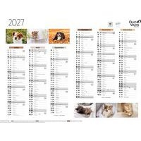 Lot de 10 Calendrier Animaux Fantaisie - 54x40,5 cm - Image 2