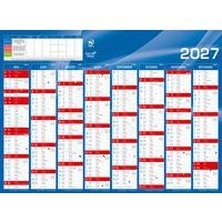 Lot de 10 Calendrier banque 16 mois 2027 - 55x40,5 cm - Quo Vadis - Image 2