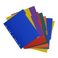 Lot 8 intercalaires assortis A4 polypro 4/10e - Pichon - Image principale
