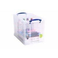 Bac de rangement plastique à couvercle clipsé 24L - Image 2