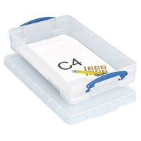 Bac de rangement plastique à couvercle clipsé 6L - Image 2