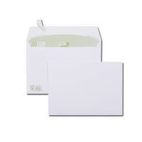 Enveloppe blanche recyclée 114x162 mm 80 gr extra blanche (Boite de 500) - Image 2