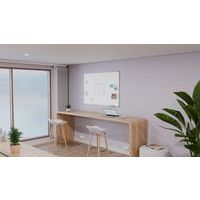 PREMIUM tableau blanc 100x200cm Acier laqué blanc - Image 3