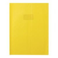 Protège-cahier+ grain madras 22/100ème 24x32 cm jaune (lot de 10) - Image principale