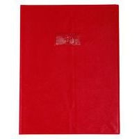 Protège-cahier grain cuir 20/100ème 24x32 cm rouge - Image principale