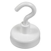 Crochet de suspension blanc diamètre 25 mm (lot de 3) - Image principale