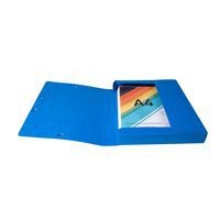 Boite de classement exabox carte lustrée dos 40 mm bleu - Image 2