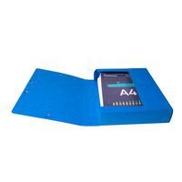 Boite de classement exabox carte lustrée dos 60 mm bleu - Image 2