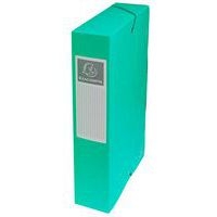 Boite de classement exabox carte lustrée dos 60 mm vert - Image principale