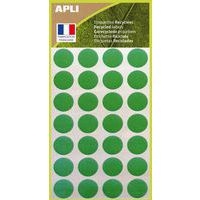 Pochette de 168 pastilles adhésives diamètre 15 mm vert - Image principale