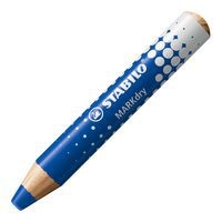 Schoolpack 30 crayons marqueurs MARKdry bleu + 2 taille-cray - Image 2