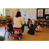 Tabouret flexible Atlas rouge pour enseignant - Image 5