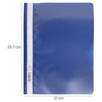 Lot de 25 chemises de présentation à lamelles PP standard A4 Bleu - Image 7