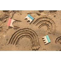 Lot de 3 outils de sable en bois - Image 7