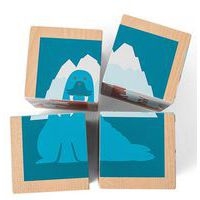 Puzzle de 4 cubes en bois - Image 3