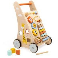 Chariot de marche en bois jungle - Image principale