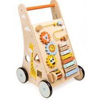 Chariot de marche en bois jungle - Image 3