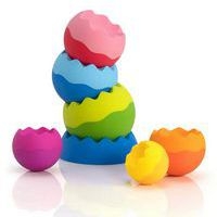 Jeu d'empilage pyramide d'œufs - Image principale