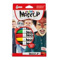 Etui 6 sticks peinture visage couleurs festives Maskup - Image principale