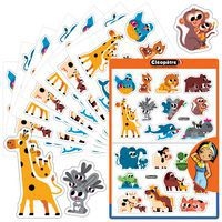 Lot de 18 planches de 180 maxi gommettes bébés animaux - Image 2