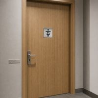 Plaque signalétique acier toilettes dames - Image 3
