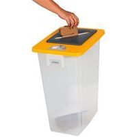 Collecteur pour tri sélectif - Transparent - 80 L - Image 3
