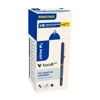 Stylo V-Ball Pilot pointe 0,7 mm (Boite de 20) - Bleu - Image principale