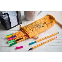 Trousse en papier-tissu écologique 20 feutres extra fins bague métal - Image 3