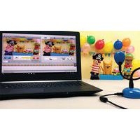 Pack animation studio bleu + étui de transport rigide bleu - Hue - Image 8