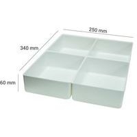 Grille alvéolée 4 compartiments pour bloc XM - Image 2