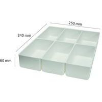 Grille alvéolée 6 compartiments pour bloc XM - Image 2