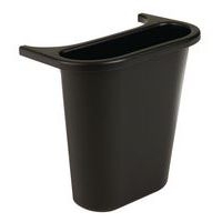 Bac de tri pour poubelle rectangulaire 4,5 L noir - Rubbermaid - Image principale