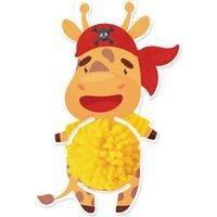 Kit 6 pompons à fabriquer ''petits pirates'' - Image 3