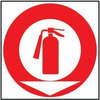 Panneau anti-incendie emplacement extincteur rigide - Image principale