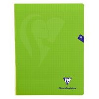 Mimesys cahier piqué polypro 24x32cm 96p séyès Vert - Lot de 10 - Image principale