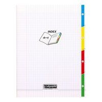 Calligraphe 4 index Cahier piqué incolore 24x32cm 140p séyès 90g - Lot de 5 - Image principale