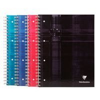 Bind'O Block 22,5x29,7cm 160p séyès cadré 4 couleurs de bandes perfo. 4 trous - Lot de 5 - Image principale