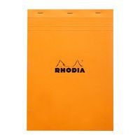 Bloc agrafé Rhodia ORANGE N 18 21x29,7cm 80f Q.5x5 80g - Lot de 5 - Image principale