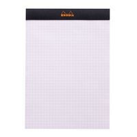 Bloc agrafé Rhodia BLACK N 16 14,8x21cm 80f Q.5x5 80g - Lot de 10 - Image 3