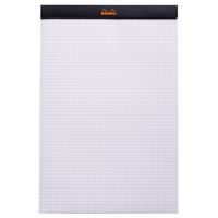Bloc agrafé Rhodia BLACK N 19 21x31,8cm 80f Q.5x5 80g - Lot de 5 - Image 3