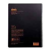 Notebook Rhodiactive 90g RI A4+ 160p L+MC mcrprf. 9tr règle pp +6 m-p reposit - Lot de 5 - Image 3