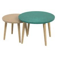 Tables basses gigognes Upcy décor plateau uni Tizu - Image 8